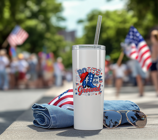 Boots on the Ground – 20oz Skinny Tumbler