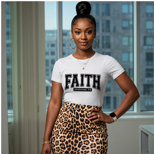 Faith – Ephesians 2:8 Christian T-Shirt