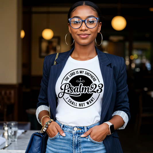 Psalm 23 Christian Scripture Shirt